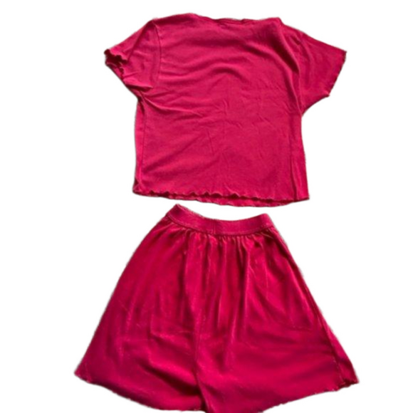 Vintage Age Group Intimates Pink Short Set Sleepwear Size medium - Picture 1 of 3